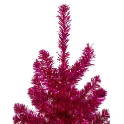 Northlight 4.5" Metallic Pink Tinsel Artificial Christmas Tree - Unlit -Northlight northlight v27356 2 25208.1588354093