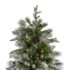 Northlight 6.5' Pre-Lit LED Full Mixed Rosemary Emerald Angel Pine Artificial Christmas Tree - Clear Lights -Northlight northlight v27363 3 48713.1587643979