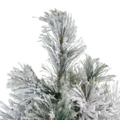 Northlight 4.5' Flocked Black Spruce Artificial Christmas Tree - Unlit -Northlight northlight v27369 2 56111.1588356227