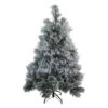 Northlight 4.5' Flocked Black Spruce Artificial Christmas Tree - Unlit -Northlight northlight v27369 82017.1588356226