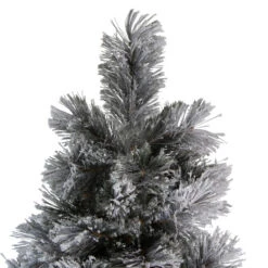 Northlight 7.5' Flocked Black Spruce Artificial Christmas Tree - Unlit -Northlight northlight v27371 1 06897.1665346765