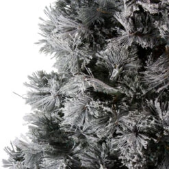 Northlight 7.5' Flocked Black Spruce Artificial Christmas Tree - Unlit -Northlight northlight v27371 2 17237.1665346765