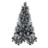 Northlight 7.5' Flocked Black Spruce Artificial Christmas Tree - Unlit -Northlight northlight v27371 11086.1587644090