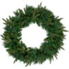 Northlight Pre-Lit Green Mixed Rosemary Emerald Angel Pine Artificial Christmas Wreath - 30-Inch, Clear Lights -Northlight northlight v27386 01 77728.1691247505