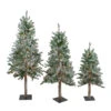 Northlight Set Of 3 Flocked Alpine Artificial Christmas Trees - Unlit -Northlight northlight v27430updated 03254.1668587294