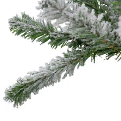 Northlight Set Of 3 Slim Flocked Alpine Artificial Christmas Trees 6' - Unlit -Northlight northlight v27439 3 33995.1588358966