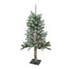 Northlight 3' Pre-Lit Flocked Alpine Artificial Christmas Tree - Clear Lights 1 Northlight 3' Pre-Lit Flocked Alpine Artificial Christmas Tree - Clear Lights -Northlight northlight v27440updated 14248.1665610746