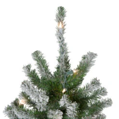 Northlight 6' Pre-Lit Flocked Alpine Artificial Christmas Tree, Clear Lights -Northlight northlight v27441 2updated 11729.1671699957