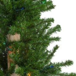 Northlight 7' Pre-Lit Alpine Artificial Christmas Tree - Multi Lights -Northlight northlight v27451 2update 52289.1665696788