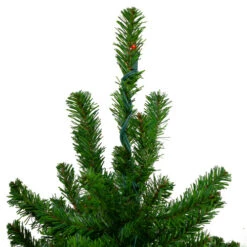 Northlight Set Of 3 Pre-Lit Slim Alpine Artificial Christmas Trees 6' - Multi Lights -Northlight northlight v27451 3 78451.1665783346