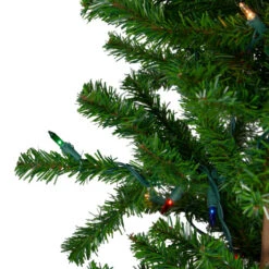 Northlight 7' Pre-Lit Alpine Artificial Christmas Tree - Multi Lights -Northlight northlight v27451 5 00658.1665696788