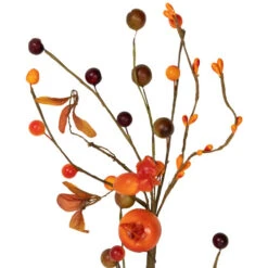 Northlight 5' X 6" Fall Harvest Berries And Leaves Twig Artificial Garland, Unlit -Northlight northlight vm02195 04 57583.1696003610