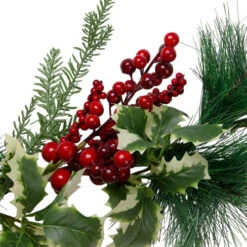 Northlight 5' X 5" Holly And Pine Springs Artificial Christmas Garland - Unlit -Northlight northlight vm02196 1 87353.1664724867