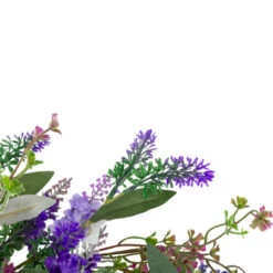 Northlight Lavender Artificial Spring Floral Wreath, Purple And Green - 18-Inch -Northlight northlight vm18930 3 updated 71993.1623506658