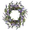 Northlight Lavender Artificial Spring Floral Wreath, Purple And Green - 18-Inch -Northlight northlight vm18930 updated 25202.1621620561