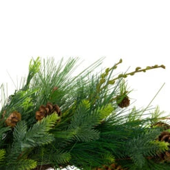 Northlight 28" Long Needle And Pine Cones Artificial Christmas Wreath - Unlit -Northlight northlight vm26526 2 07633.1588355765