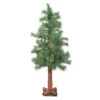 Northlight 3' Pre-Lit Medium Woodland Alpine Artificial Christmas Tree - Clear Lights -Northlight northlight ynt23 gr 57740.1588355268