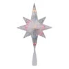 Northlight 11" Lighted Clear 8 Point Star Of Bethlehem Christmas Tree Topper - Multicolor Lights -Northlight northlight ys27532 21282.1664901049