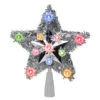 Northlight 9" Lighted Silver Star Christmas Tree Topper - Multicolor Lights -Northlight northlight ys27535 1 00669.1664726076