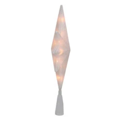 Northlight 11" Lighted Frosted Clear And Rose Gold Bethlehem Star Christmas Tree Topper - Clear Lights -Northlight northlight ys27537 1 60267.1664990322