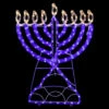 Northlight 150 Clear And Blue LED Hanukkah Menorah Rope Lights - 1.4 Ft White Wire -Northlight northlight ys27544 2 82665.1694706575