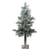 Northlight 3' Medium Flocked And Glittered Woodland Alpine Artificial Christmas Tree - Unlit 2 Northlight 3' Medium Flocked And Glittered Woodland Alpine Artificial Christmas Tree - Unlit -Northlight northlight yt8346 fk 55690.1587644175