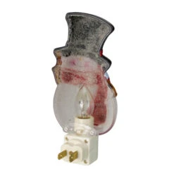 Northlight 6" Beaded Snowman With Top Hat Christmas Night Light -Northlight northlightct 70 696 107 2 49189.1588369261