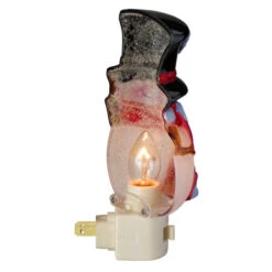 Northlight 6" Beaded Snowman With Top Hat Christmas Night Light -Northlight northlightct 70 696 107 3 50853.1588369261