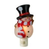 Northlight 6" Beaded Snowman With Top Hat Christmas Night Light -Northlight northlightct 70 696 107 20996.1588369260