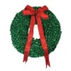 Northlight Pre-Lit Glittered Leaves Artificial Christmas Wreath - 28-Inch, Clear Lights -Northlight northlightd 18 31914gra 28 25676.1587644176