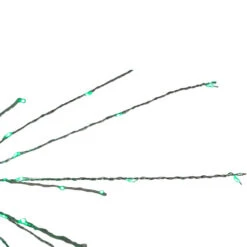 Northlight 20" LED Lighted Firework Silver Branch Hanging Decor - Green -Northlight northlightd 19 12029asgr 2 70939.1587644052