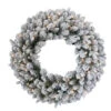 Christmas Central Pre-Lit Snowy Iceland Fir Artificial Christmas Wreath, 24-Inch, Warm White Lights 1 Christmas Central Pre-Lit Snowy Iceland Fir Artificial Christmas Wreath, 24-Inch, Warm White Lights -Northlight peil2 300 24wb1 01 19930.1587645165