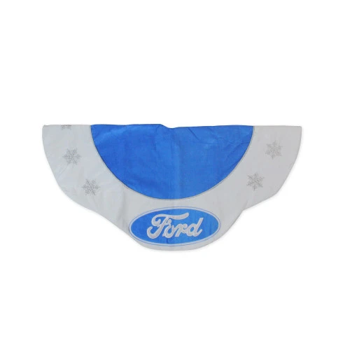Northlight 45.5" Blue And White Ford Scalloped Christmas Tree Skirt 3 Northlight 45.5" Blue And White Ford Scalloped Christmas Tree Skirt
