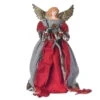 Roman 18" Black And White Plaid Christmas Angel Tree Topper -Northlight roman20131900 42079.1587644956