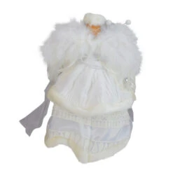 Roman 12" White Angel In A Dress Christmas Tree Topper- Unlit -Northlight roman 132394 2 33592.1588405980