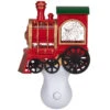 Roman 6.5" Red, Green And Gold Glitter Bubble Lamp Christmas Train Night Light -Northlight roman 160166 1 19651.1588415777