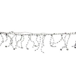 Roman 6' Pre-Lit Battery Operated Warm White Faceted Bead Christmas Garland