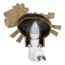 Roman 6" Wooden LED Leaping Sheep Night Light -Northlight roman 163591 4 23423.1588406025