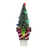 Roman 8" Red And Green Present With Frosted Christmas Tree Night Light -Northlight roman 164082 1 41092.1588370941