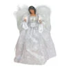 Roman 14.5" White And Silver Elegant Feathered Tree Topper -Northlight roman 33803 1 2 45143.1587644955