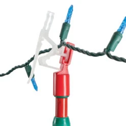 Northlight Set Of 25 Ladderless Red And Green Light Hanging Kit, 11ft -Northlight simpleliving 711125 25ct 11ftladderlesslighthangingkit poleadaptorgutterclip 38316.1635508665