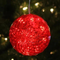 Northlight 6” Red LED Christmas Crystal Sphere Hanging Outdoor Decoration 8 Northlight 6” Red LED Christmas Crystal Sphere Hanging Outdoor Decoration -Northlight trsk02lyqrbegzdvpoowpcqnktdiwlim 36294.1588414535