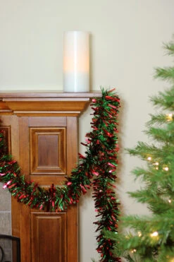 Northlight 50' X 3" Red And Green Wide Cut 6-Ply Artificial Christmas Garland - Unlit -Northlight uoqksb7lfd3fwct7fycqqfypfvelqg68 49688.1663615641