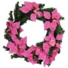22" Pre-Lit Poinsettia Battery Operated Artificial Christmas Wreath - Clear LED Lights 2 22" Pre-Lit Poinsettia Battery Operated Artificial Christmas Wreath - Clear LED Lights -Northlight upupntjy37rivfkhwda1wmk4vkllmxn3 14537.1588344797
