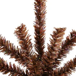 9' X 10" Pre-Lit Sparkling Mocha Brown Artificial Christmas Garland - Clear Lights -Northlight vickerman b883811 3 23425.1599267576