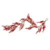 5' X 6" Red And Brown Wild Fall Berry Artificial Christmas Garland - Unlit -Northlight vickerman p152812 17652.1588357691