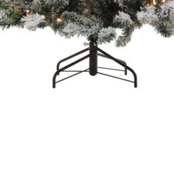 Northlight 7.5' Pre-Lit Full Flocked Natural Emerald Artificial Christmas Tree - Warm Clear Lights -Northlight y83orly0szqnzevuthjphiacnrsadj5q 24665.1588356267